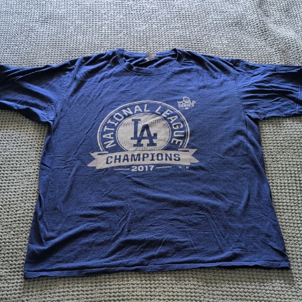 L.A. Dodgers Cody Bellinger 2017 National League Champions T-Shirt